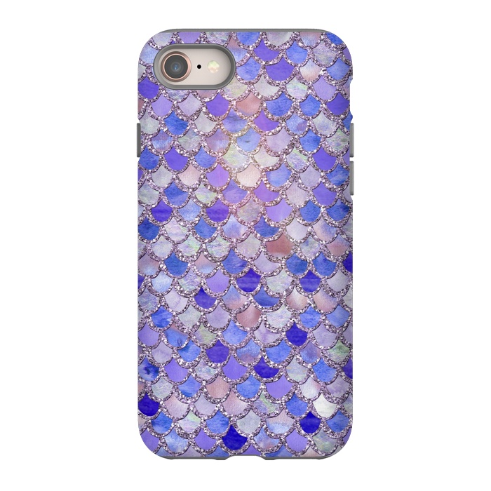 iPhone SE StrongFit Purple hand drawn mermaid scales by  Utart