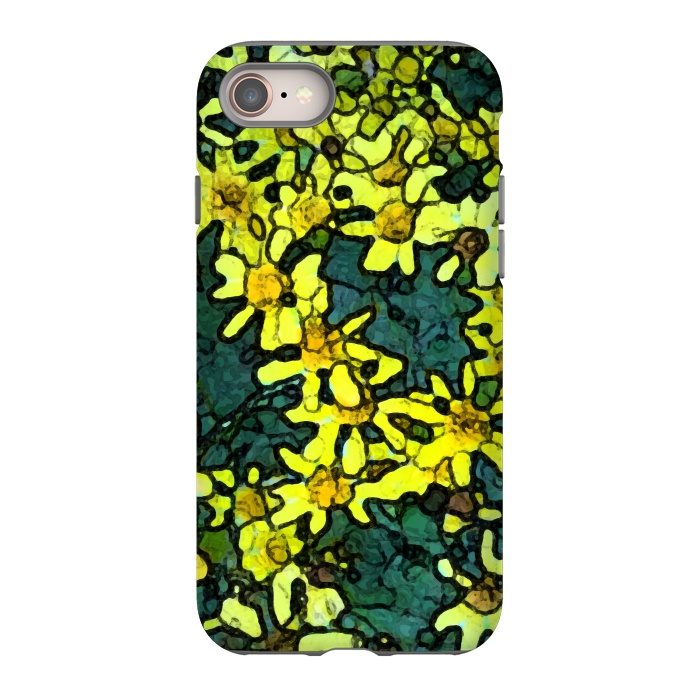 iPhone SE StrongFit Yellow Daisies by Majoih