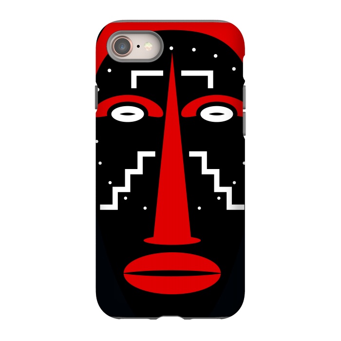 iPhone SE StrongFit Ligbi tribal Mask by TMSarts