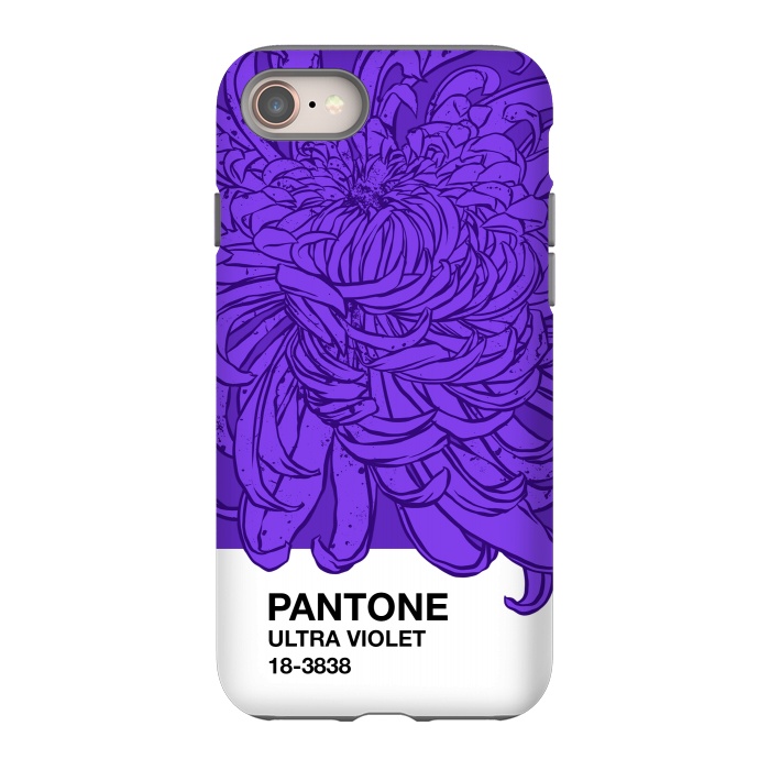 iPhone SE StrongFit Pantone ultra violet  by Evgenia Chuvardina