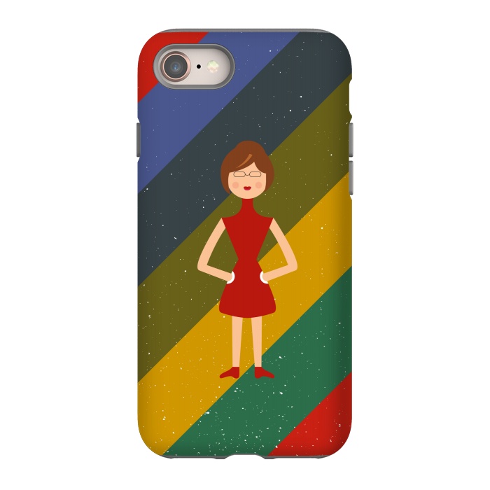 iPhone SE StrongFit fashionable girl standing by TMSarts