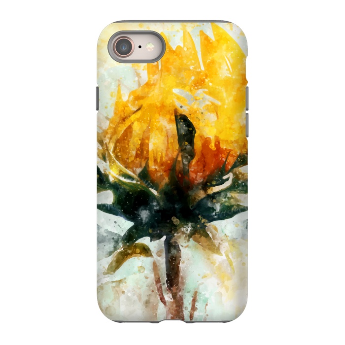 iPhone SE StrongFit Born in Sunflower by Creativeaxle