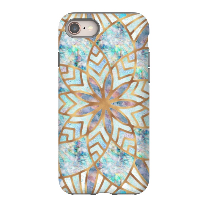 iPhone SE StrongFit Mother of Pearl Mandala by  Utart