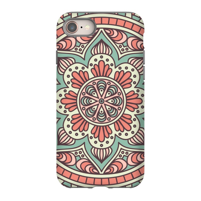 iPhone SE StrongFit Geometric Multicolor Motifs by Bledi