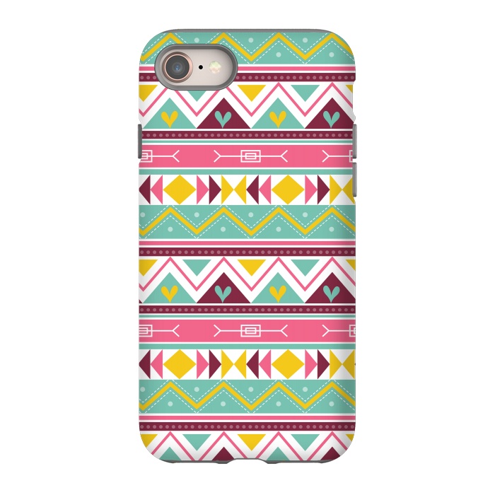 iPhone SE StrongFit Geometric Multicolor Motifs 3 by Bledi