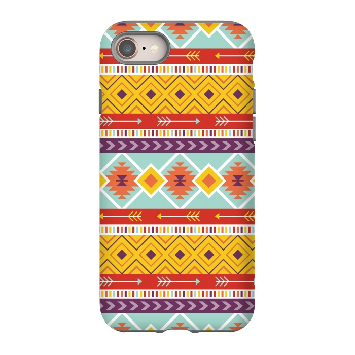 iPhone SE StrongFit Geometric Multicolor Motifs 6 by Bledi