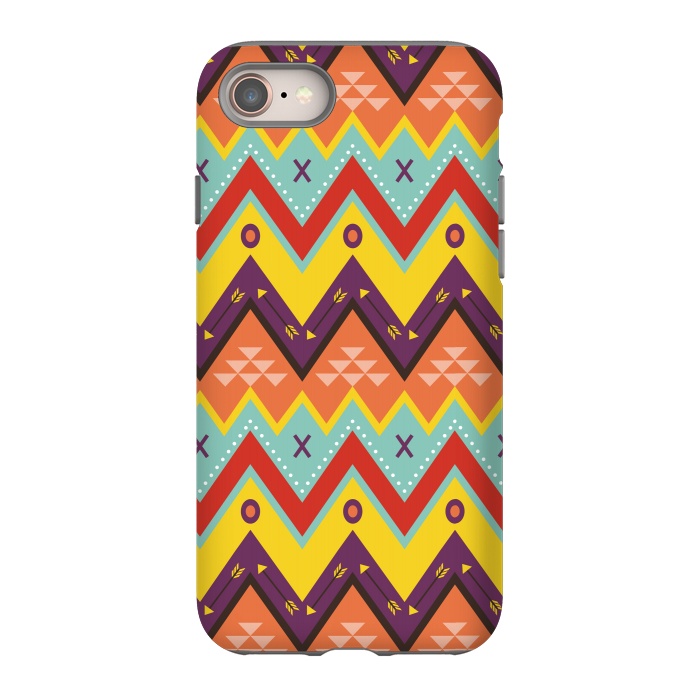 iPhone SE StrongFit Geometric Multicolor Motifs 8 by Bledi