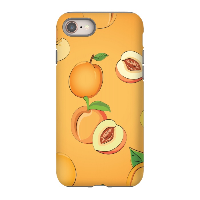 iPhone SE StrongFit Peach Pattern 3 by Bledi