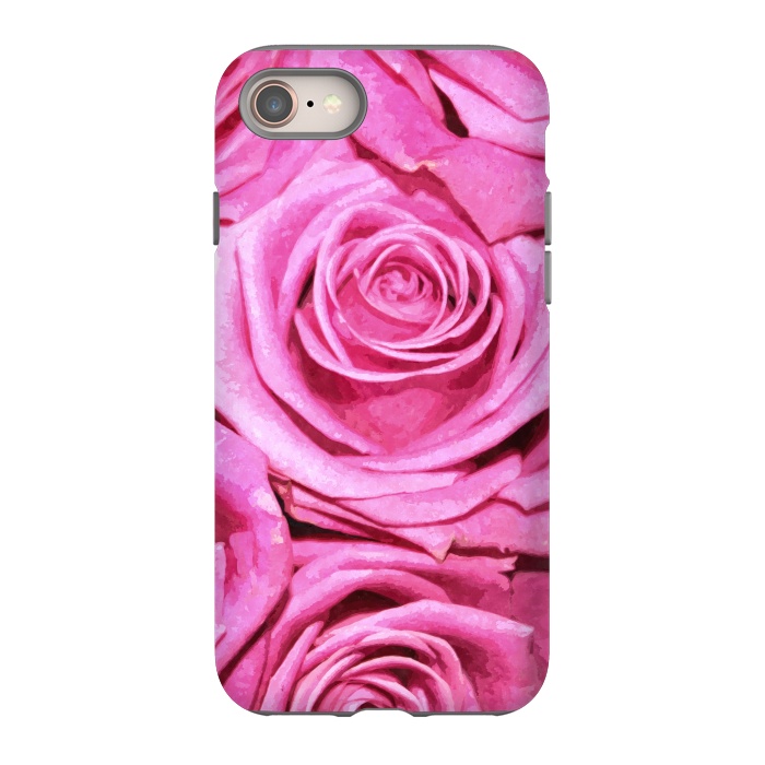 iPhone SE StrongFit Pink Roses  by Alemi