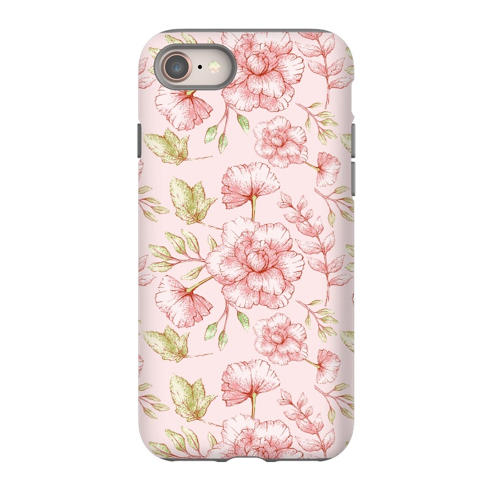 iPhone SE StrongFit Pink Roses by  Utart