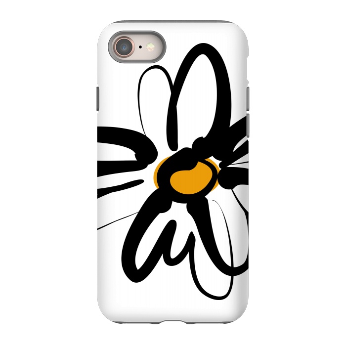 iPhone SE StrongFit Doodle Daisy by Majoih