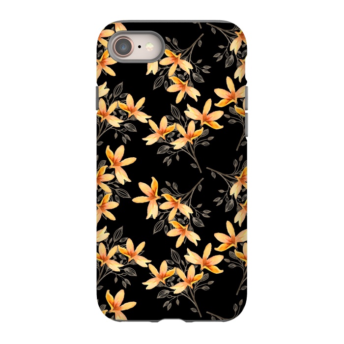 iPhone SE StrongFit Dark Night of Flora by Creativeaxle