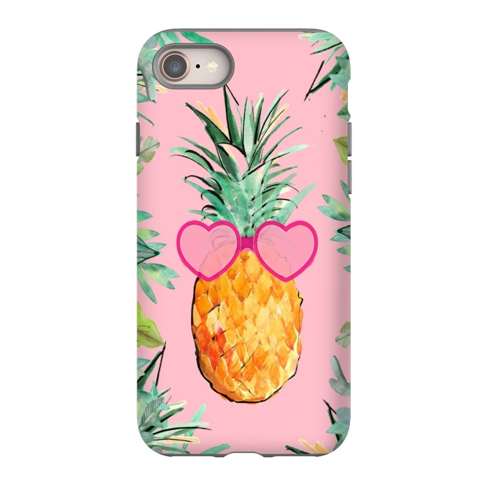 iPhone SE StrongFit Cool Pinapple with Glasses by ''CVogiatzi.