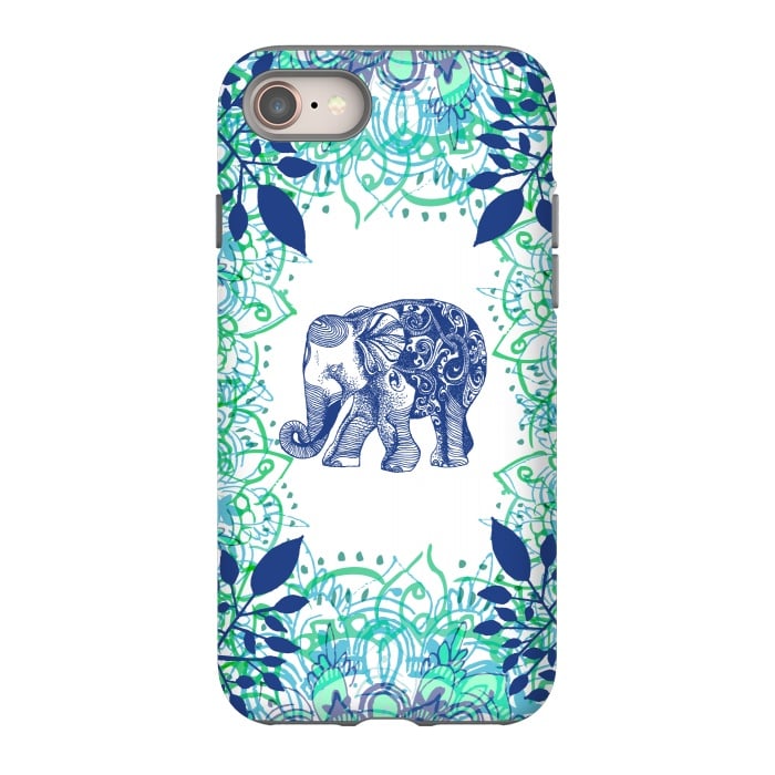 iPhone SE StrongFit Boho Elephant  by Rose Halsey