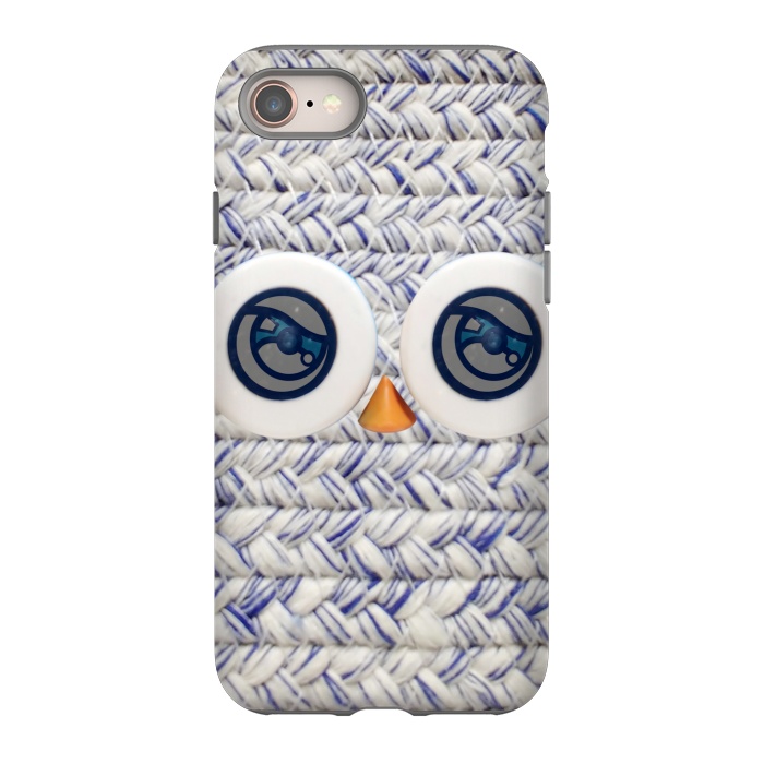 iPhone SE StrongFit CUTE OWL by Michael Cheung