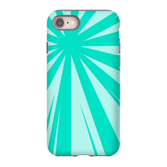 iPhone SE StrongFit SEA GREEN LINES  by MALLIKA