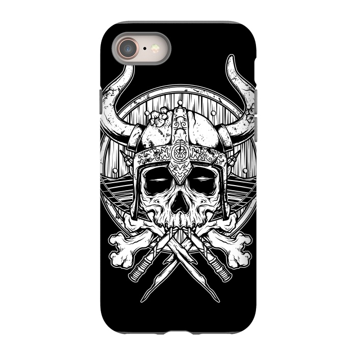 iPhone SE StrongFit Skull Viking by Afif Quilimo