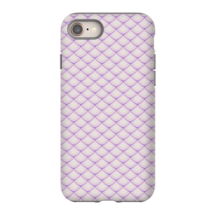 iPhone SE StrongFit Pink Fish Scale Pattern by Art Design Works