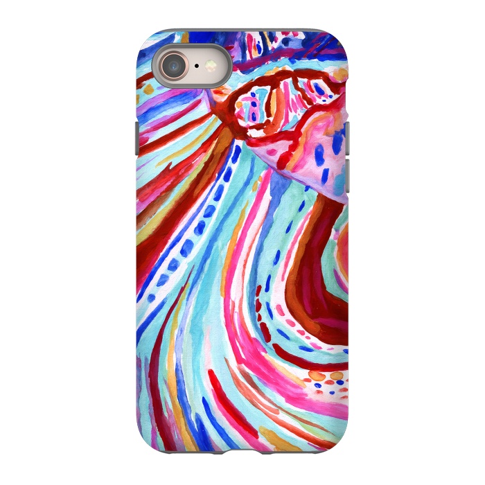 iPhone SE StrongFit Abstract Rainbow  by Tigatiga