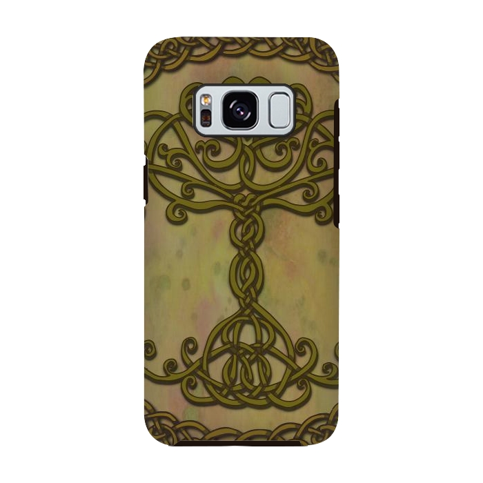 Galaxy S8 StrongFit Celtic Tree of Life I by Lotti Brown