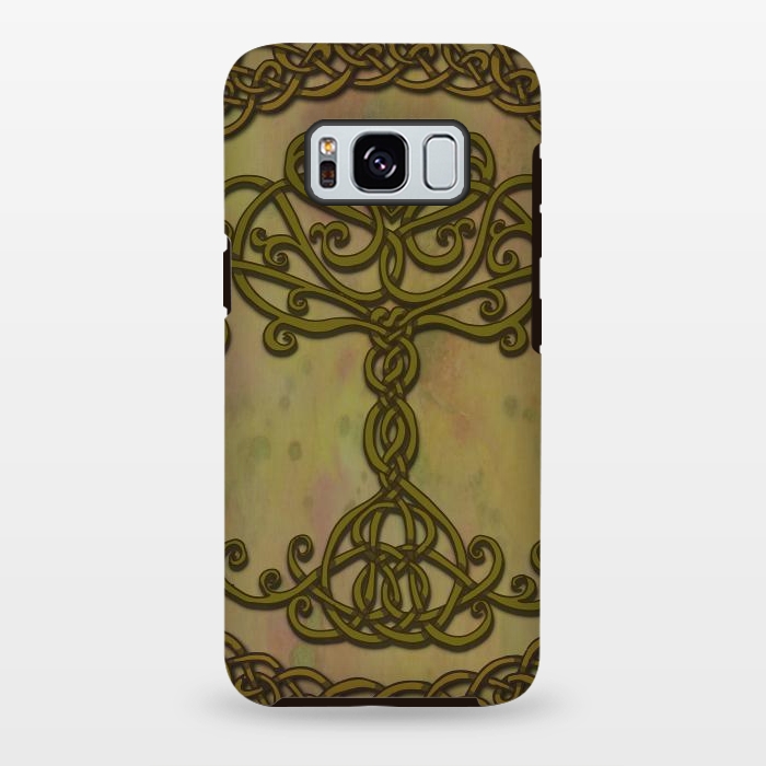Galaxy S8 plus StrongFit Celtic Tree of Life I by Lotti Brown