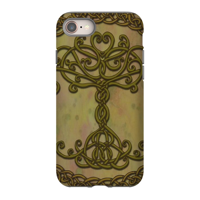 iPhone 8 StrongFit Celtic Tree of Life I by Lotti Brown