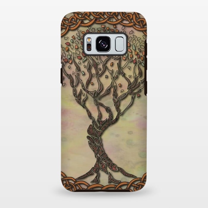 Galaxy S8 plus StrongFit Celtic Tree of Life II by Lotti Brown