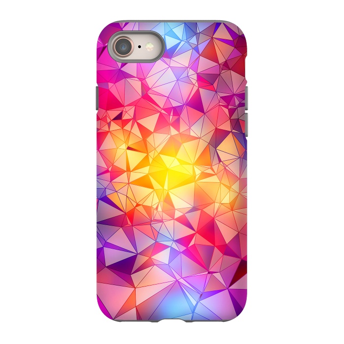 iPhone SE StrongFit Colorful Low Poly Design by Art Design Works