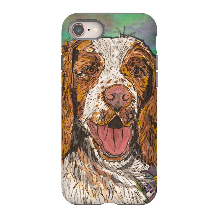 iPhone SE StrongFit Spaniel by Lotti Brown