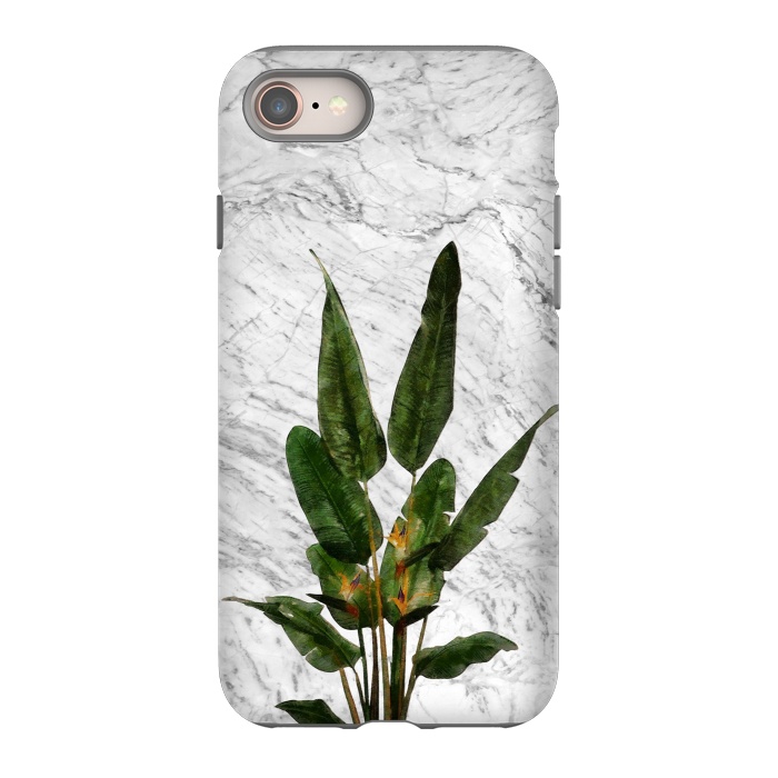 iPhone SE StrongFit Bird of Paradise Plant on White by amini54