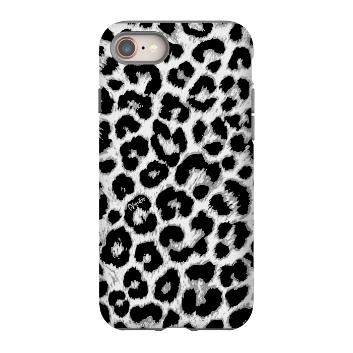 iPhone SE StrongFit ReAL LeOparD B&W by ''CVogiatzi.