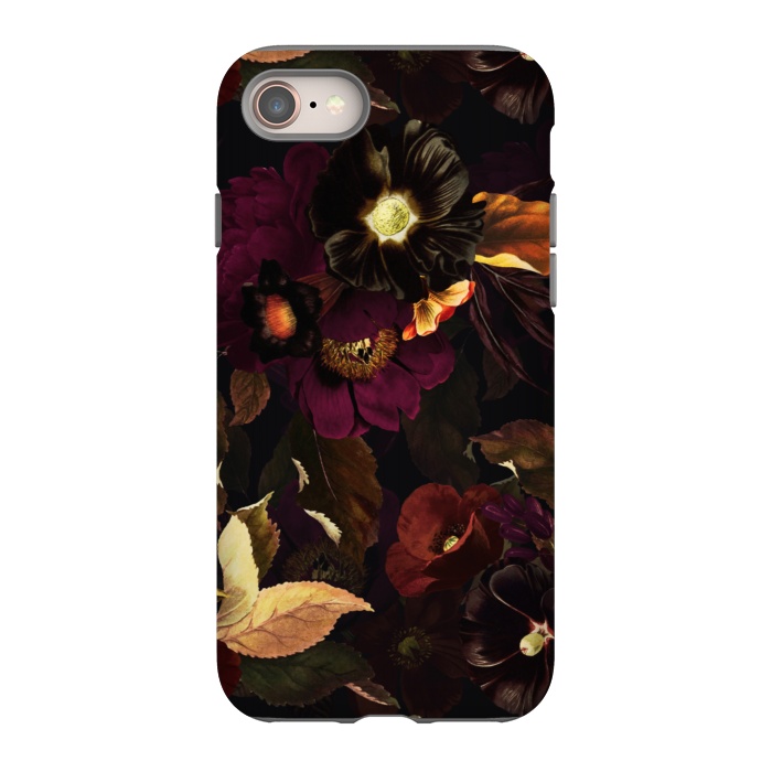 iPhone SE StrongFit Dark floral night by  Utart