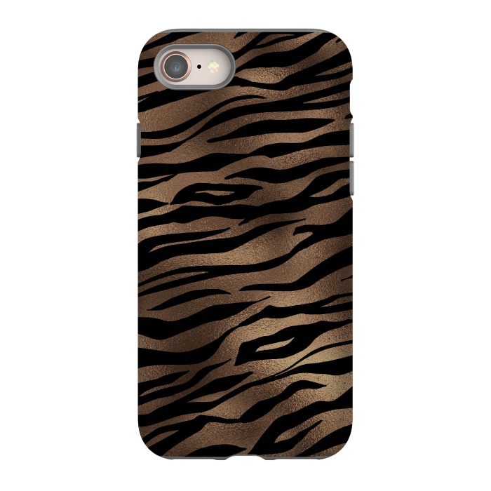 iPhone SE StrongFit Mocca and Black Tiger Fur by  Utart