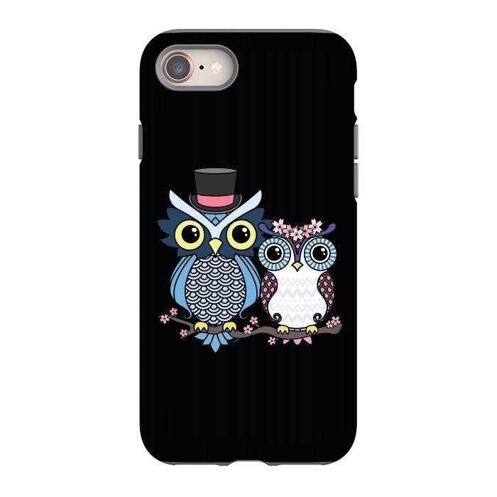 iPhone SE StrongFit Owl love  by Laura Nagel