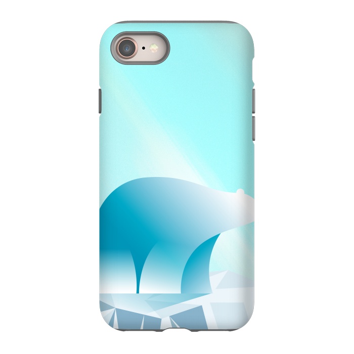 iPhone SE StrongFit Polar Bear by Carlos Maciel