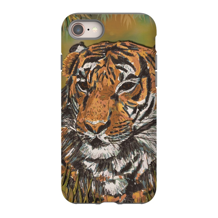 iPhone SE StrongFit Tiger by Lotti Brown
