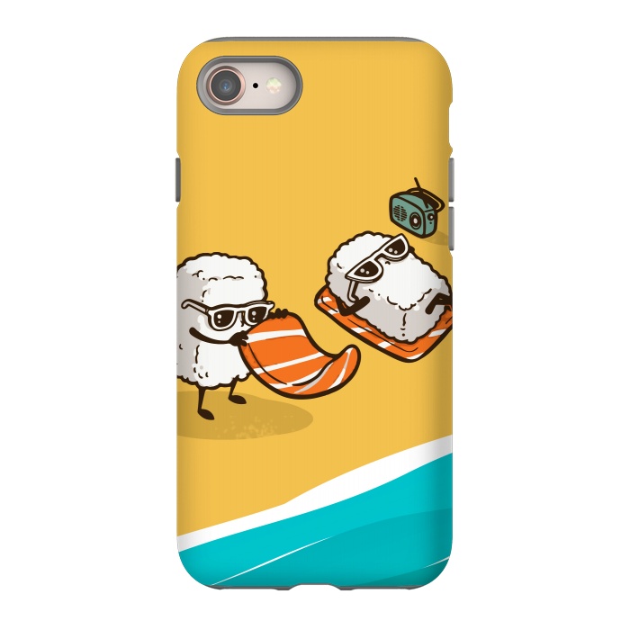iPhone SE StrongFit Sushi Beach by Carlos Maciel