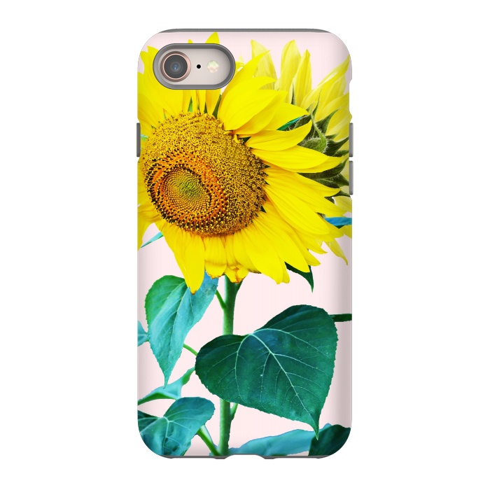 iPhone SE StrongFit Sun Flowers by Uma Prabhakar Gokhale