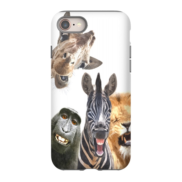 iPhone SE StrongFit Jungle Animal Friends  by Alemi