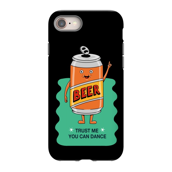 iPhone SE StrongFit Beer you can dance black by Coffee Man