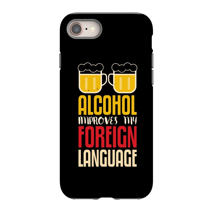 iPhone SE StrongFit alcohol foreign language by TMSarts