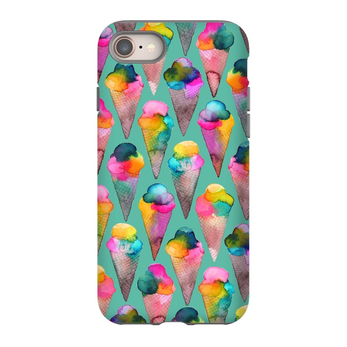 iPhone SE StrongFit Ice Cream Summer Cones by Ninola Design