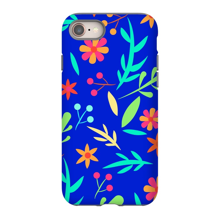 iPhone SE StrongFit Blue Garden by Uma Prabhakar Gokhale