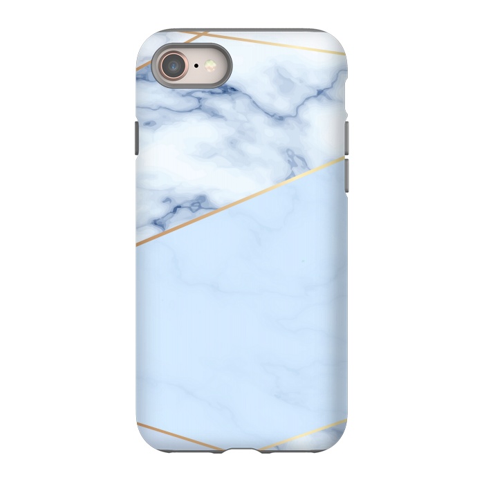 iPhone SE StrongFit BLUE MARBLE PATTERN by MALLIKA