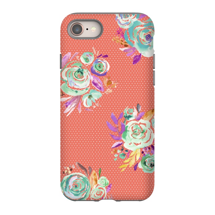 iPhone SE StrongFit Red Sweet Roses Bouquet by Ninola Design