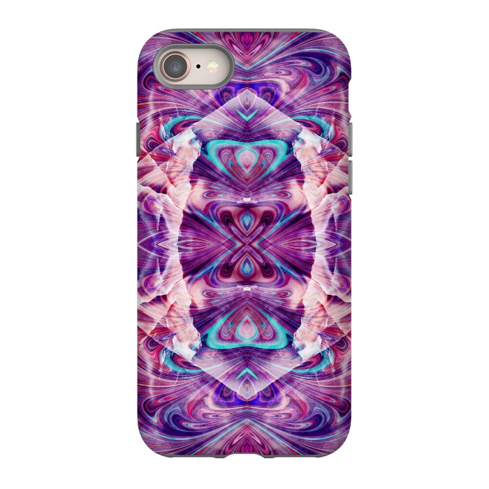 iPhone SE StrongFit Psychedelic precious gemstone marble by Oana 