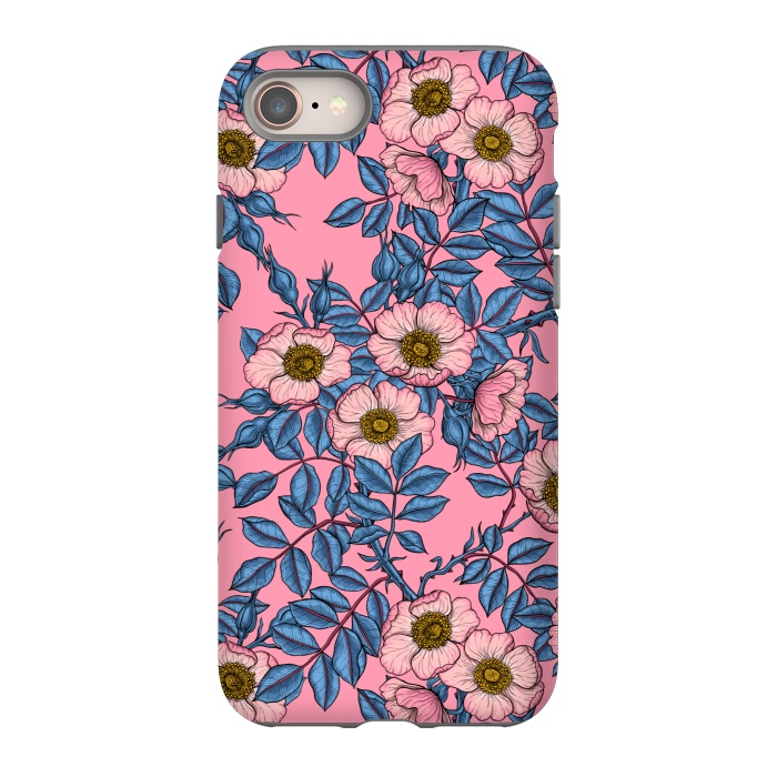 iPhone SE StrongFit Dog rose pattern by Katerina Kirilova
