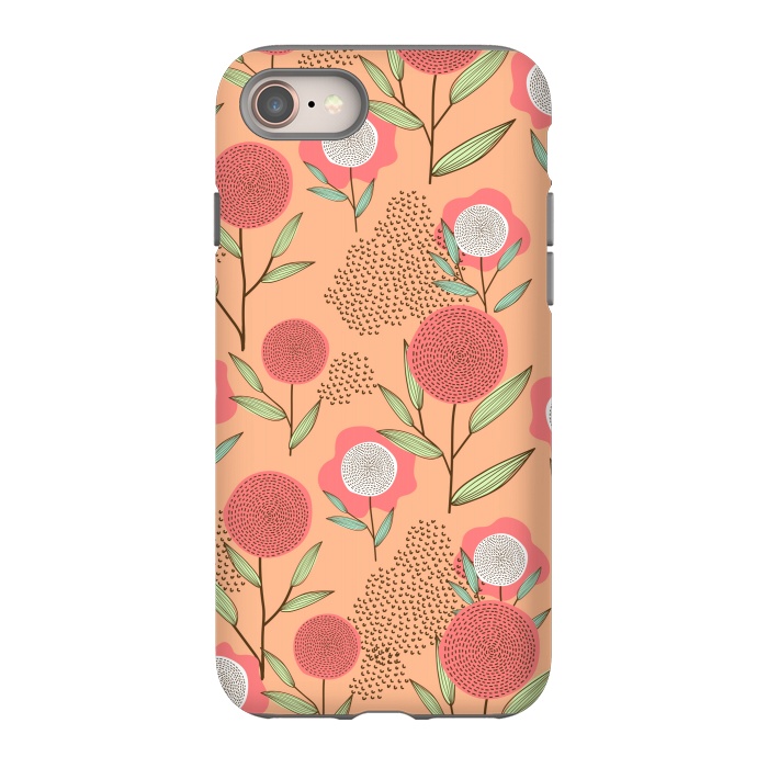 iPhone SE StrongFit Simple Flowers In Pastel by ArtsCase