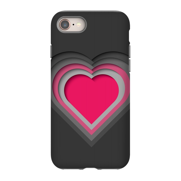 iPhone SE StrongFit Paper Cutout Heart 012 by Jelena Obradovic