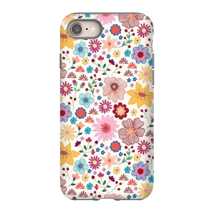iPhone SE StrongFit Springtime Wild Bloom by TracyLucy Designs